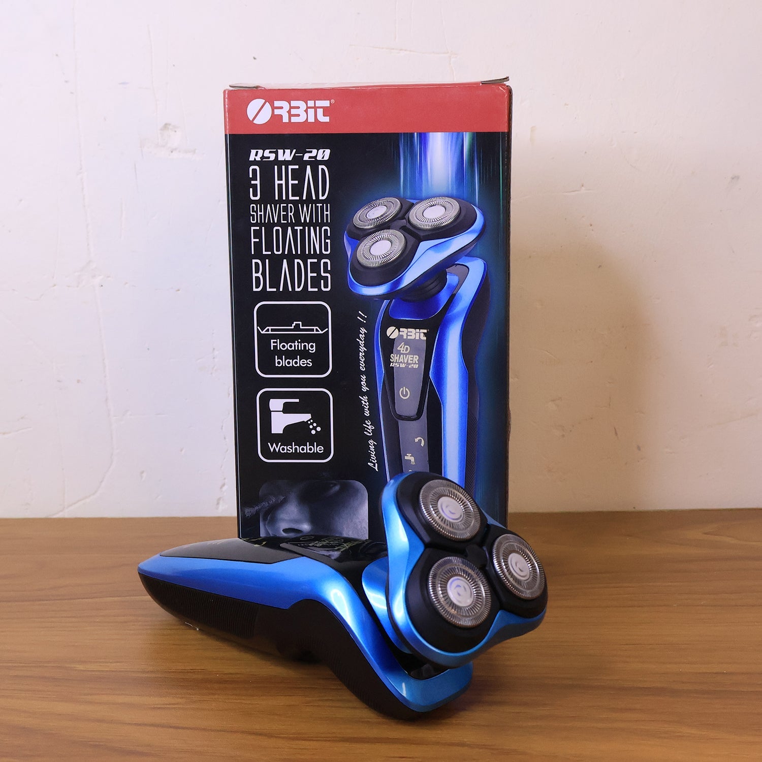 Orbit 4D Rechargeable Electric Shaver (1 Pc) Orbit 4D Rechargeable Electric Shaver (1 Pc)